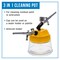 3-in-1 Airbrush Cleaning Pot with Holder; Cleans and Holds Air Brush, Color Palette Lid